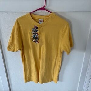 Vintage Disney Store Men's Small Embroidered Short Sleeve Shirt